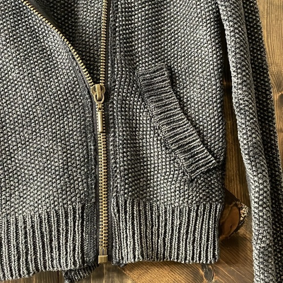 FREE PEOPLE Warm & Cool Knit Moto Jacket - Picture 10 of 13